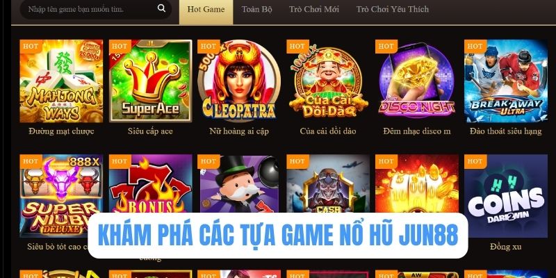 Khám phá các tựa game nổ hũ trực tuyến tại 789win